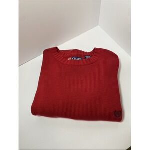 Chaps‎ Ralph Lauren Men's Classic Round Neck Pullover Sweater Red Size 2XL C1